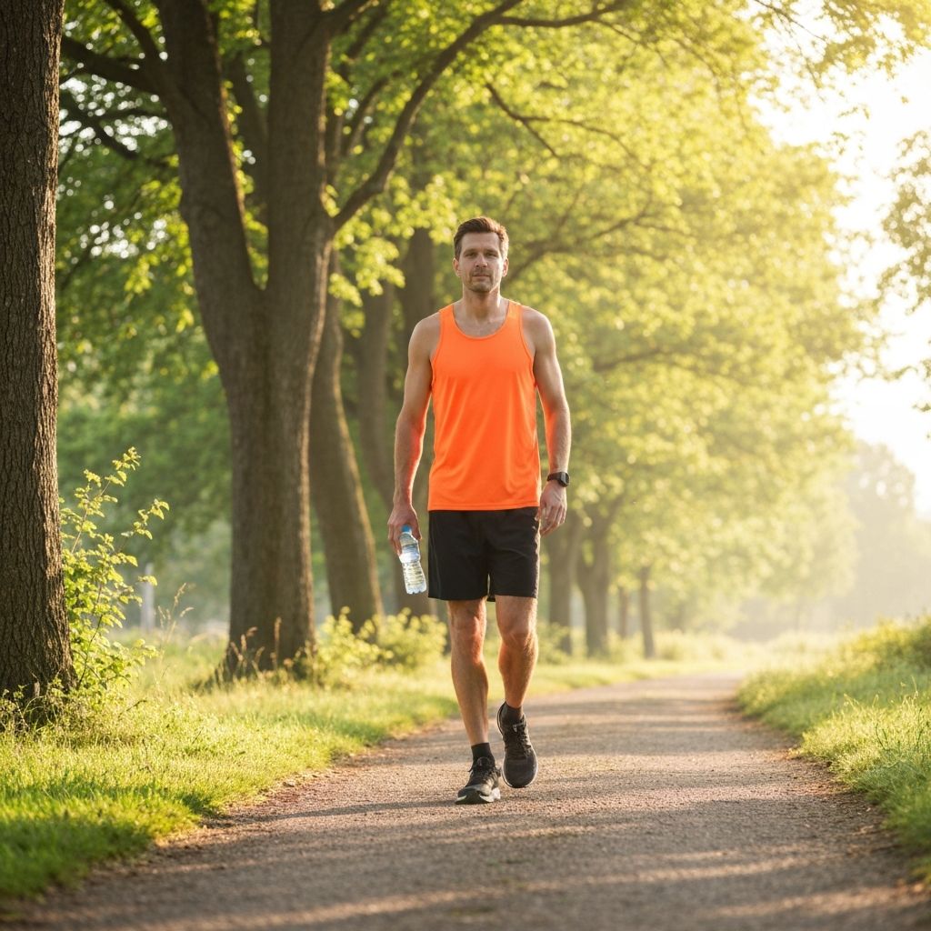 Active daily lifestyle for men